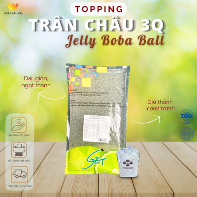 Trân Châu 3Q Nguyên Vị Jelly Boba Ball